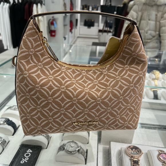 Michael Kors Small Deer Ember Crossbody - Picture 1 of 6